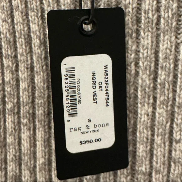 NWT Rag & bone Ingrid Vest